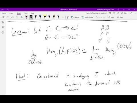 Section 2.5 - Cofinal Functors - Categories & Sheaves
