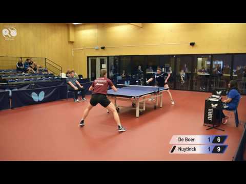 M-Files Challenger Halve Finale Michel de Boer - Cedric Nuytinck