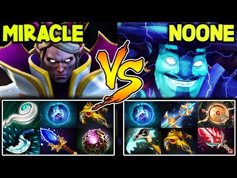 Miracle Invoker Vs Top 1 Noone Storm Spirit | Battle Of The Best Mid Laner Of The World Dota 2