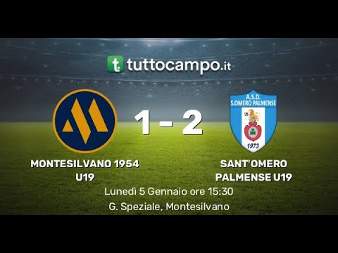 MONTESILVANO 1954 U19 ⚽️ SANT’OMERO PALMENSE U19