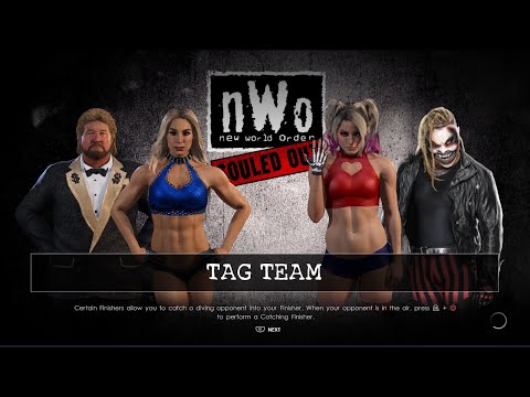 WWE 2K22 CHARLOTTE & TED DiBIASE VS ALEXA BLISS & THE FIEND #wwe2k22