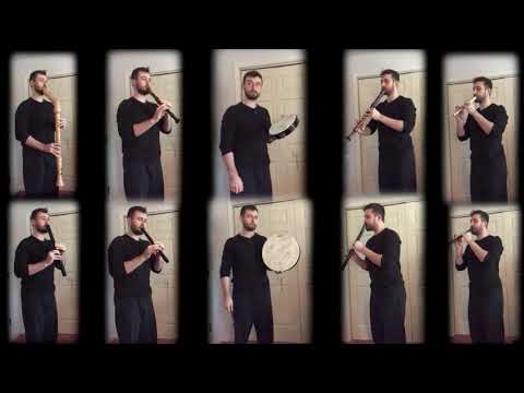 Salterelle - 'Danserye' (1551), Kelhorn (Crumhorn) and Recorder