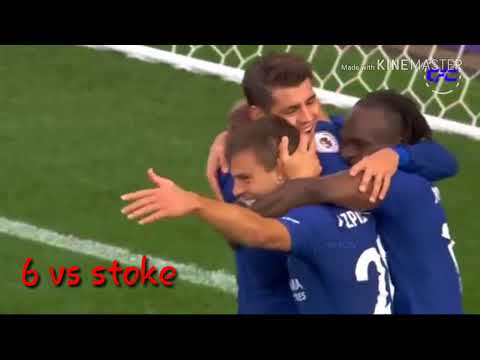 Alvaro morata all 16 goals for Chelsea