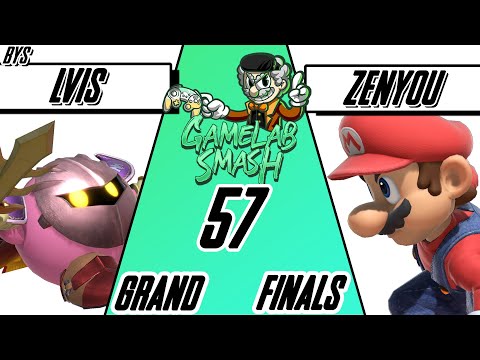 GameLab-Smash #57 Lvis (Metaknight) Vs Zenyou (Mario)