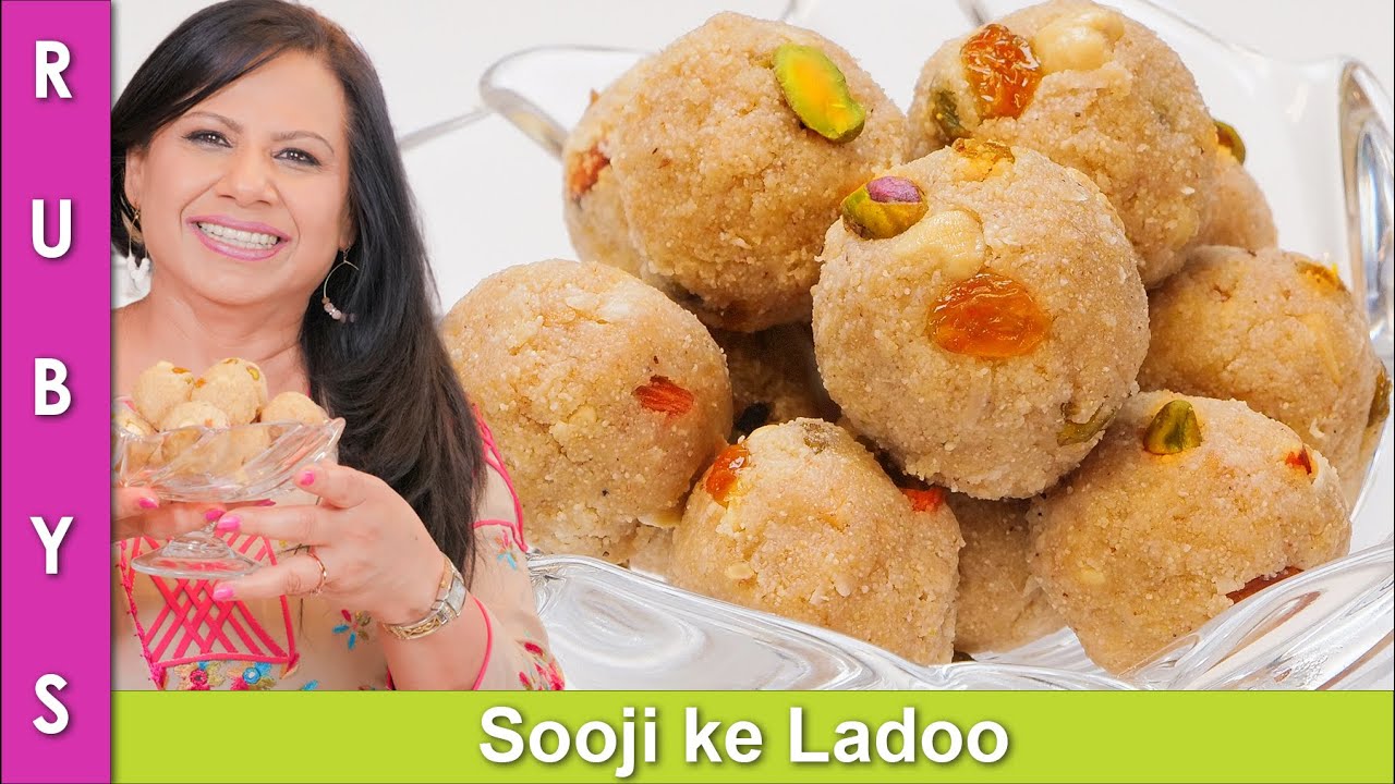 Super Easy Ladoo! Sooji ke Ladu Homemade Mithai Recipe in Urdu Hindi RKK