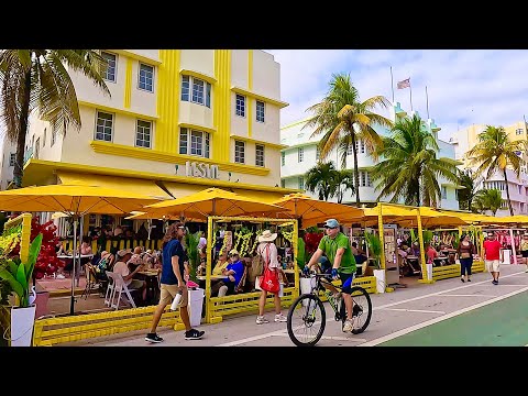 Miami South Beach 2026 Walking Tour in 4K - Miami Beach, Florida