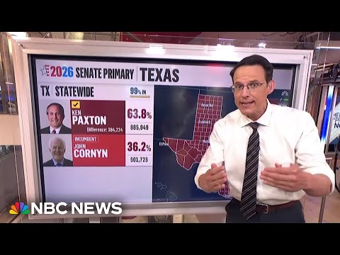 Kornacki: You don't see incumbents ‘lose by this kind of margin every day' after Cornyn defeat