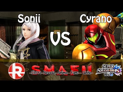 Sonii (Robin) vs Cyrano (Samus) - SNAFU Con 2015