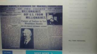 Five Billionare Jews bought America in 1927.