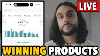 Finding Winning Dropshipping Products Live with The Ecom King (2023)