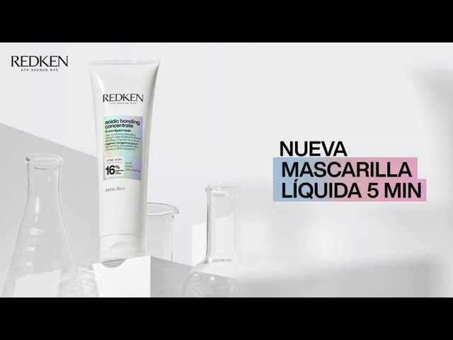 Vídeo relacionado con Redken, Mascarilla reparadora desenredante en 5 min, Para cabellos dañados tratados en salón, Acidic Bonding Concentrate, 250 ml