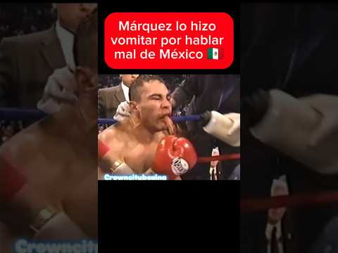 Márquez made him vomit for being so talkative #boxing #boxing #BoxeoMX #boxmexicano
