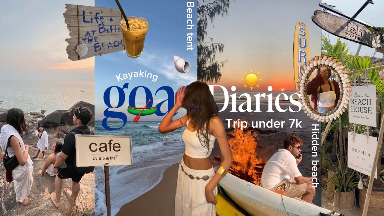 •Most Chaotic Goa Trip•🌊🛶🍵☀️ (under 7k)