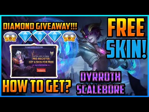 Free Skin! Dyrroth's Scalebore How to Get? || Mobile Legends