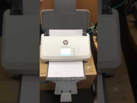 Sheetfed hp scanjet pro n4000 snw1 sheet-feed scanner, maxim...