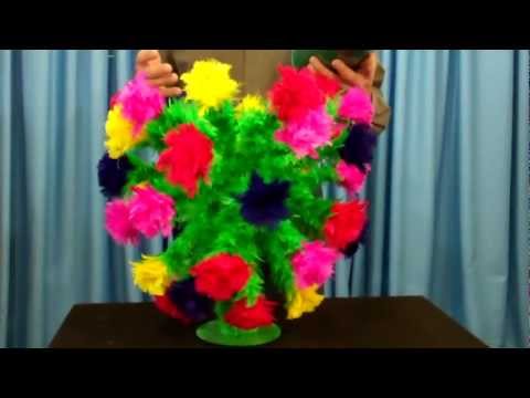 Deluxe Feather Flower Botania Magic Trick