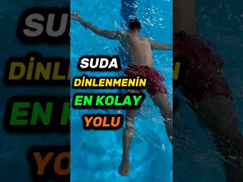 Suda dinlenmenin en kolay yolu #yüzme #sudayatma #yüzmeteknikleri #yüzmedersi #yüzmek #yüzmehavuzu