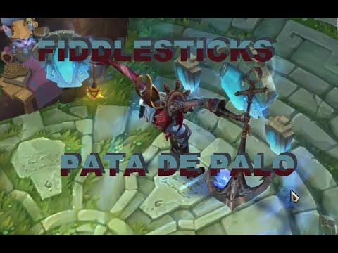 🥢FIDDLESTICKS PATA DE PALO skin lol interacciones 2020 CASTELLANO- league of legends🥢