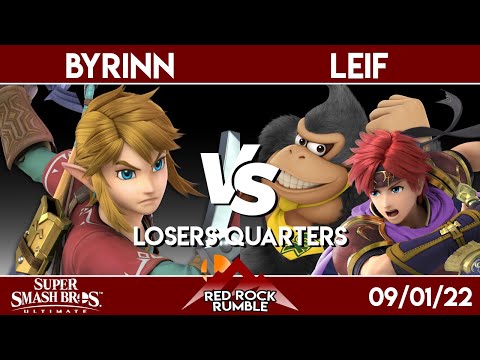 Red Rock Rumble #143 - Byrinn (Link) VS. Leif (DK, Roy) - Losers Quarters - Smash Ultimate