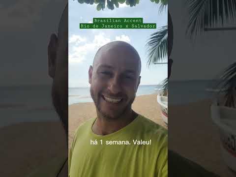 Brazilian Accent: Rio de Janeiro X Salvador #shorts