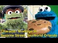 Sesame Street At SeaWorld Orlando Character Montage With Oscar Cookie Monster Elmo Ernie Bert