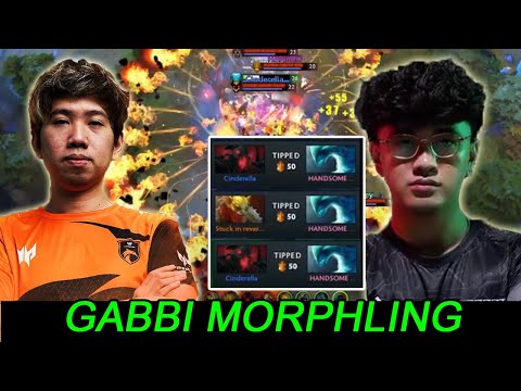 GABBI MORPHLING IN PUBS  - GABBI KUKU VS KARL ALL CHAT BANTER DOTA 2