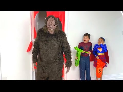 Heidi and Zidane's new adventure to a mysterious house Halloween Stories