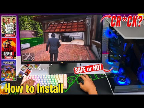 2025 Latest Trick - How to Install Games in 'New PC' Tutorial/ GTA 5, Minecraft, Free Fire, Rdr2 #pc