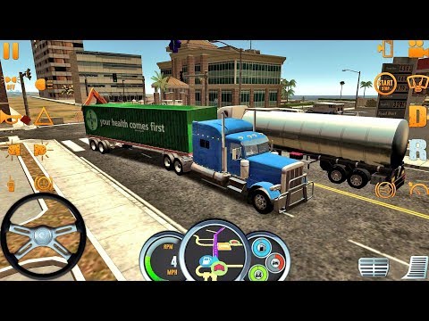 Truck Simulator USA #20 - Truck Games Android IOS gameplay