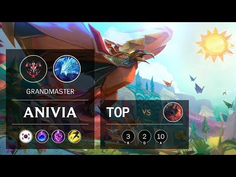 Anivia Top vs Aatrox - KR Grandmaster Patch 9.10