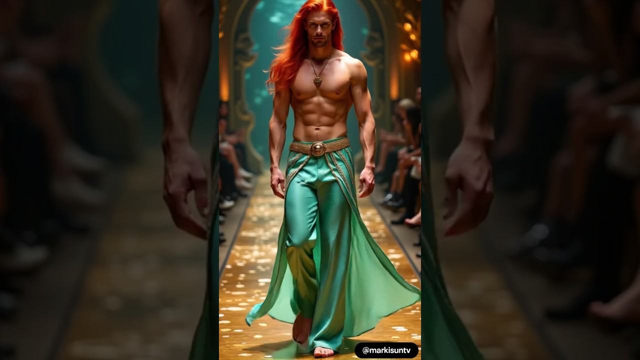 Disney Princesses as a Male Character #ariel #elsa #midjourney #ai #belle #cindirella #mulan