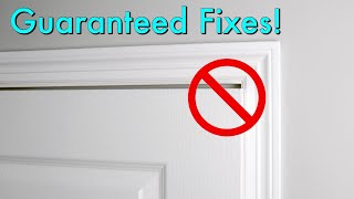 How To Fix a Sagging Door that
