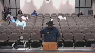 Outburst leads to removal at Caddo Commission meeting