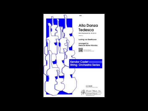 Alla Danza Tedesca arranged by Deborah Baker Monday