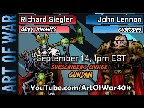 Warhammer 40k 9th Edition Battle Report: Custodes vs Necrons