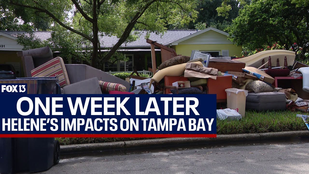 Hurricane Helene's impacts one week later
