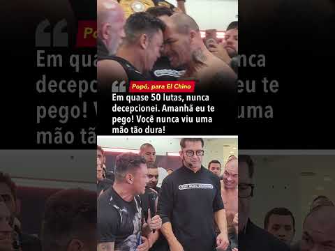 Popó MANDOU O PAPO RETO #shorts