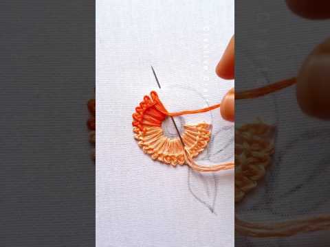 Awesome hand embroidery skills #shorts #trending #viral #foryou #video #ytshorts #trend