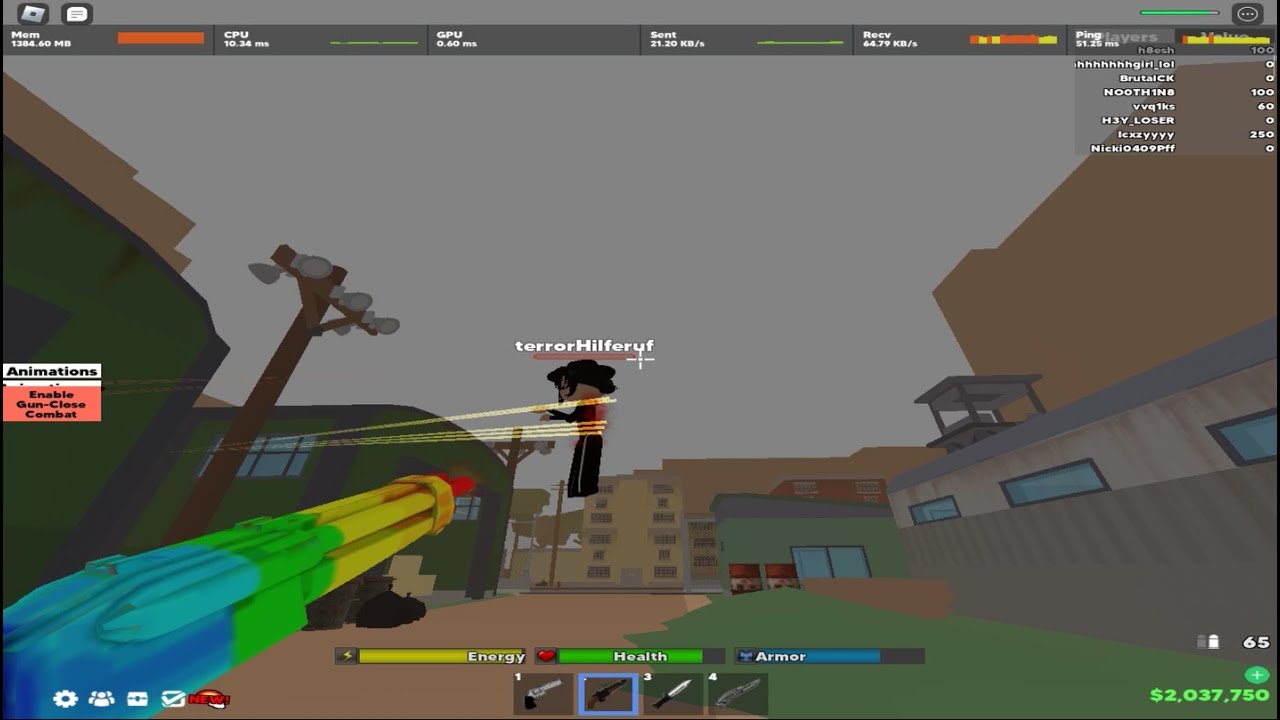 leaking the best ahk triggerbot (Da Hood Montage)