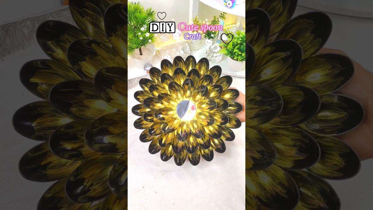 Unique Spoon Wall Decor Idea 💡 | DIY Craft #shorts #diy #youtubeshorts #artideas
