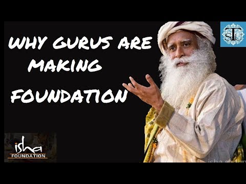 why gurus are always making their foundation || sadhguru at IIM Ahmedabad