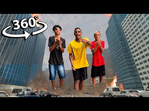 MC Xangai MC Menor JP MC Collin - City in 360° Video | VR / 8K