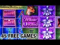 White Orchid Slot Machine 🌸 Bonus @ $12.00 Bet 45 Free Games! Awesome WIN!! 👍👍😁🎰✅🤩