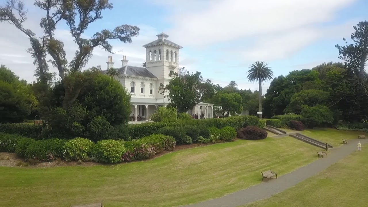 Experience the aerial views of Wallace Arts Centre.