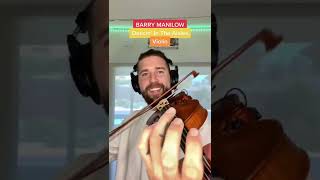 Dancin’ in the aisles- Barry Manilow - Violin cover #shorts #violin #barrymanilow