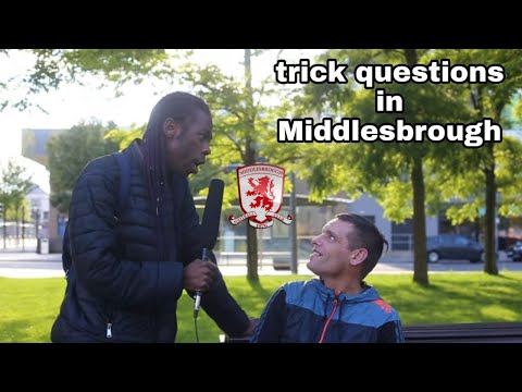 Asking Public in Middlesbrough Trick Questions