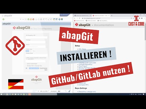 Wie installiere ich abapGit in 2023? GitHub / GitLab mit ABAP [deutsch]