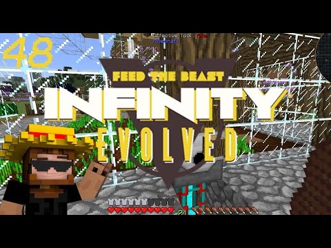 Minecraft: FTB Infinity Evolved - Ep.48 - Harvester Accident!