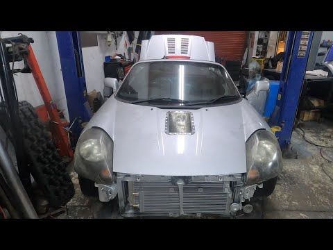 Air in, air out. The VAG 1.8 20V Turbo powered Toyota MR-S gets it's breathing mods sorted...