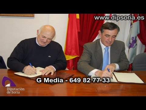 Visita institucional de la Diputación a San Pedro Manrique. / Dip